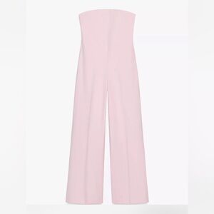 Zara Pink Strapless Jumpsuit